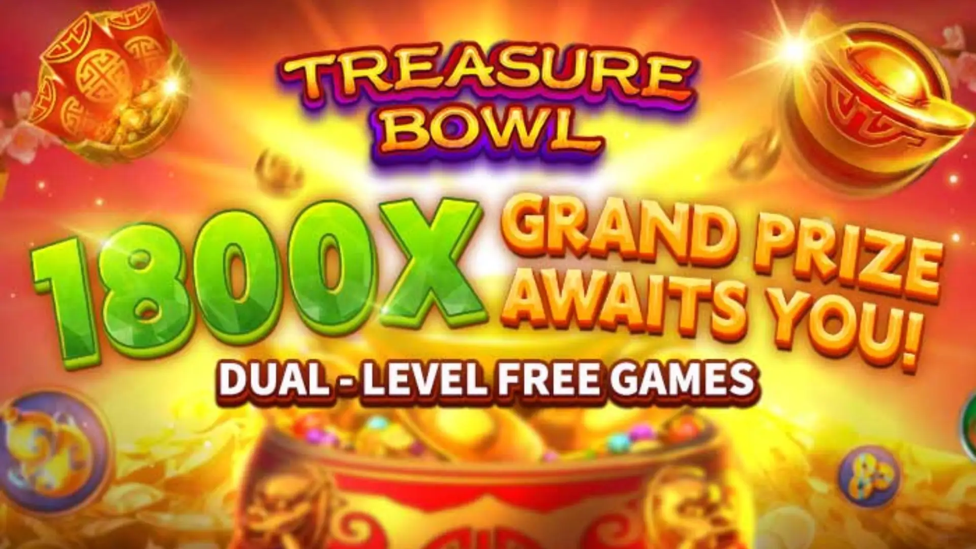 Multiplicadores Treasure Bowl kslots - 7777x Máximo com Tigela Dourada